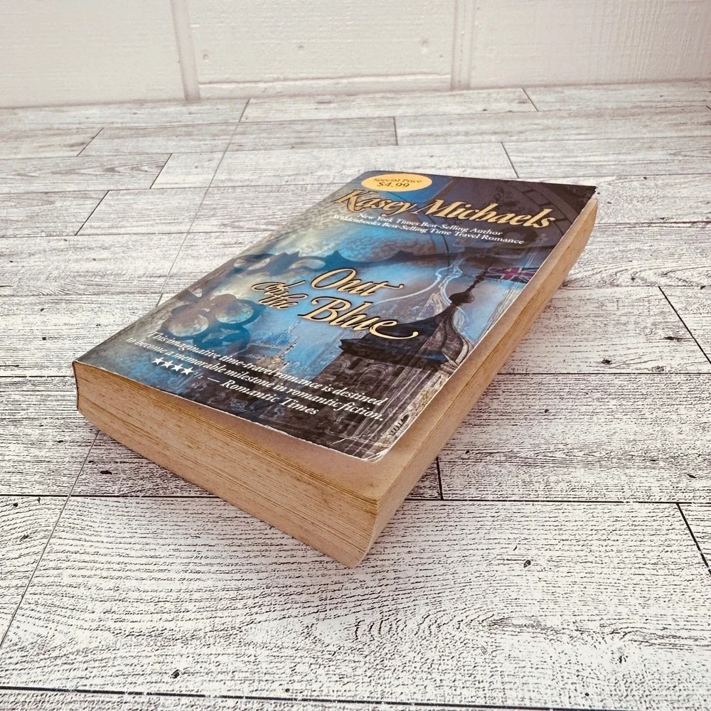 Out Of The Blue‎ by Kasey Michaels 1995 Paperback Regency Time Travel Romance
